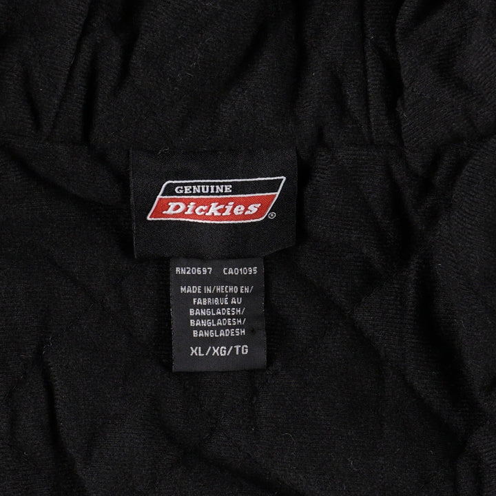 Dickies Active Jacket Type Padded Duck Full Zip Hoodie, Men's XL cotton Khaki type beige Vintage Second Hand