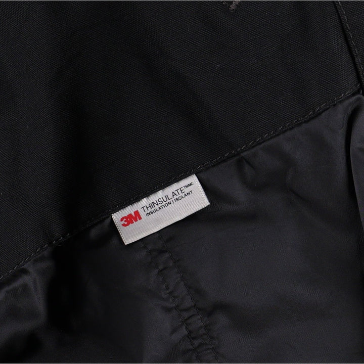 Carhartt Active Jacket, Padded, Duck Full-Zip Hoodie, Men's Size XL cotton black type Vintage Second Hand