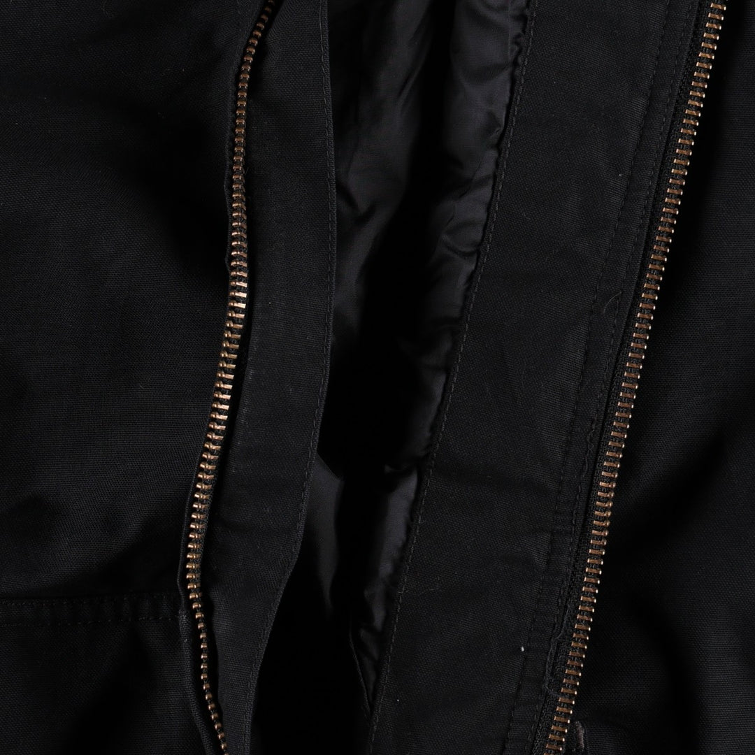 Carhartt Active Jacket, Padded, Duck Full-Zip Hoodie, Men's Size XL cotton black type Vintage Second Hand