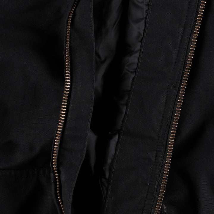 Carhartt Active Jacket, Padded, Duck Full-Zip Hoodie, Men's Size XL cotton black type Vintage Second Hand