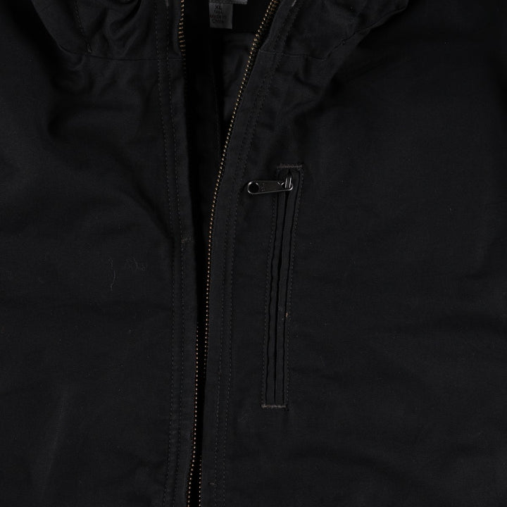 Carhartt Active Jacket, Padded, Duck Full-Zip Hoodie, Men's Size XL cotton black type Vintage Second Hand