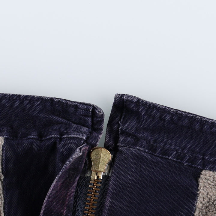 Carhartt Ridge Coat Padded Duck Work Jacket, Men's Medium cotton Navy blue Vintage Second Hand