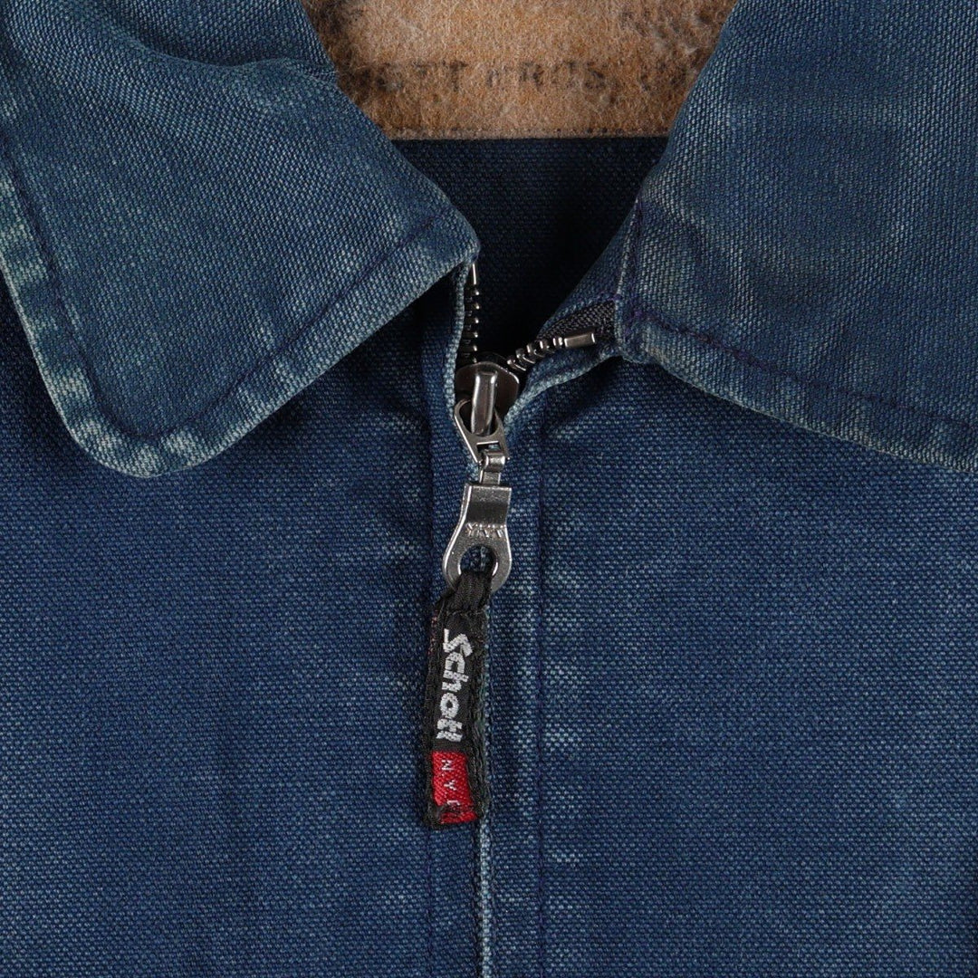 Schott Duck Work Jacket, Men's Size XL (approx.) cotton blue type Vintage Second Hand