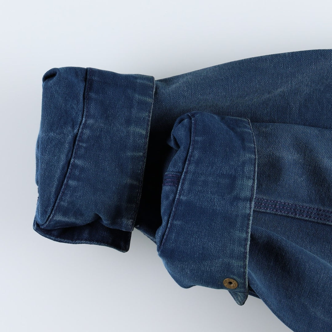 Schott Duck Work Jacket, Men's Size XL (approx.) cotton blue type Vintage Second Hand
