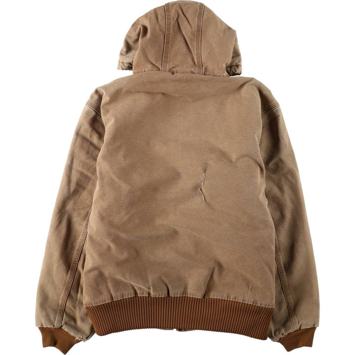 2000'S Carhartt Active Jacket Duck Work Jacket Men's Size L cotton Khaki type beige Vintage Second Hand