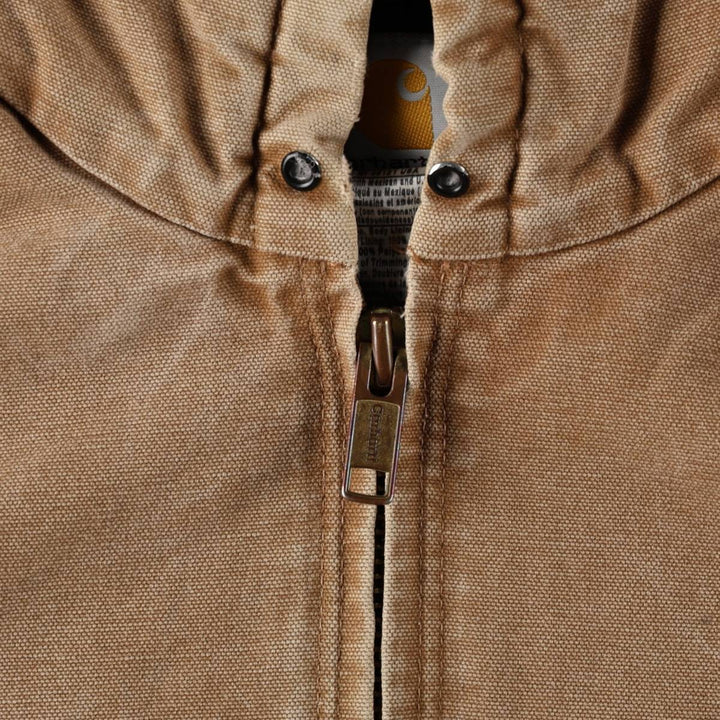 2000'S Carhartt Active Jacket Duck Work Jacket Men's Size L cotton Khaki type beige Vintage Second Hand