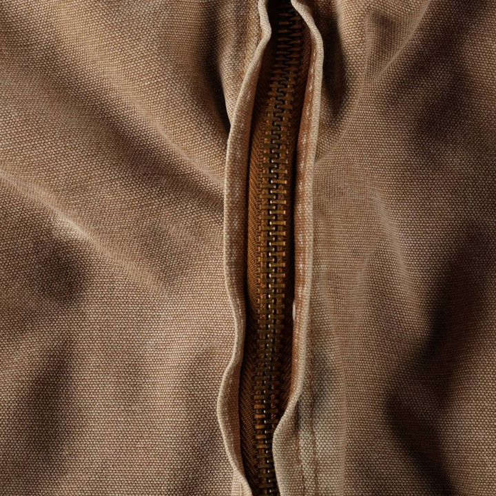 2000'S Carhartt Active Jacket Duck Work Jacket Men's Size L cotton Khaki type beige Vintage Second Hand