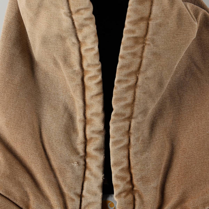 2000'S Carhartt Active Jacket Duck Work Jacket Men's Size L cotton Khaki type beige Vintage Second Hand