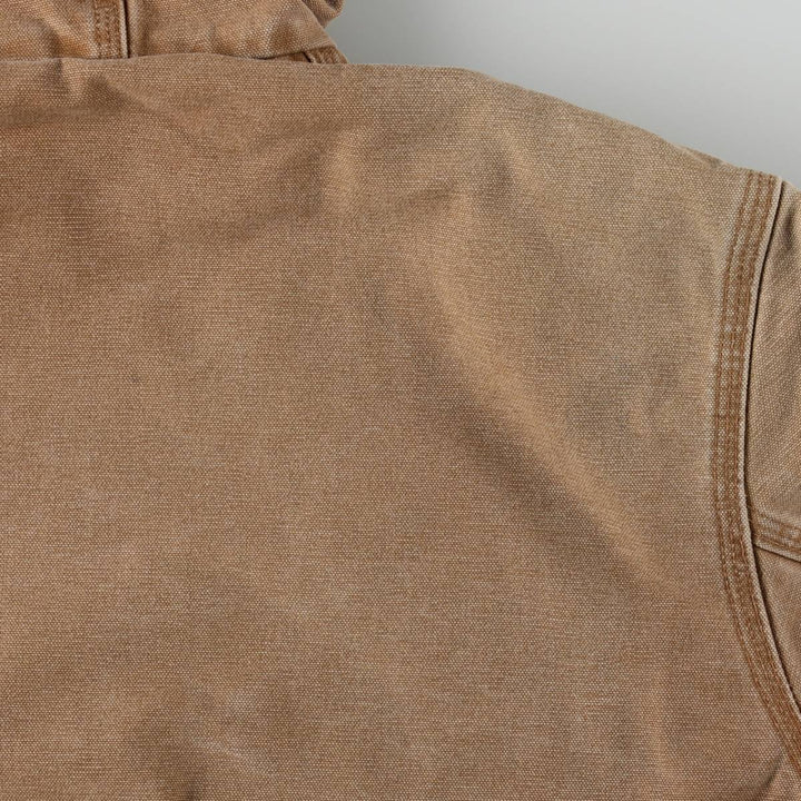 2000'S Carhartt Active Jacket Duck Work Jacket Men's Size L cotton Khaki type beige Vintage Second Hand