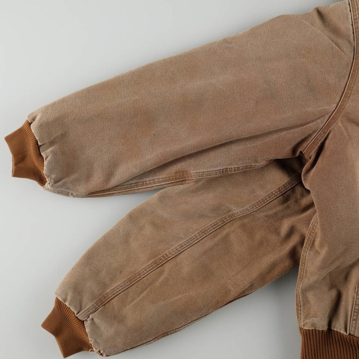 2000'S Carhartt Active Jacket Duck Work Jacket Men's Size L cotton Khaki type beige Vintage Second Hand