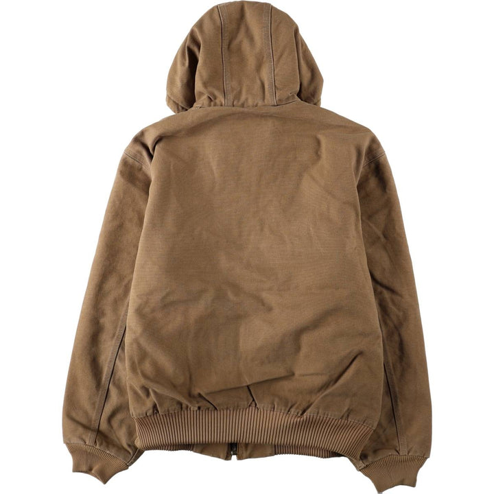 Carhartt Active Jacket, Padded Duck Work Jacket, Men's Size L (approx.) cotton Khaki type beige Vintage Second Hand