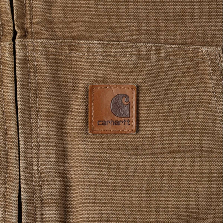 Carhartt Active Jacket, Padded Duck Work Jacket, Men's Size L (approx.) cotton Khaki type beige Vintage Second Hand