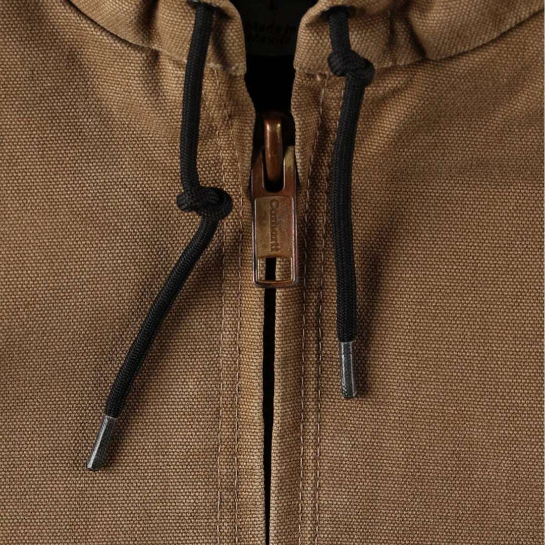 Carhartt Active Jacket, Padded Duck Work Jacket, Men's Size L (approx.) cotton Khaki type beige Vintage Second Hand