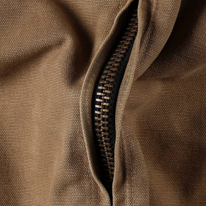 Carhartt Active Jacket, Padded Duck Work Jacket, Men's Size L (approx.) cotton Khaki type beige Vintage Second Hand