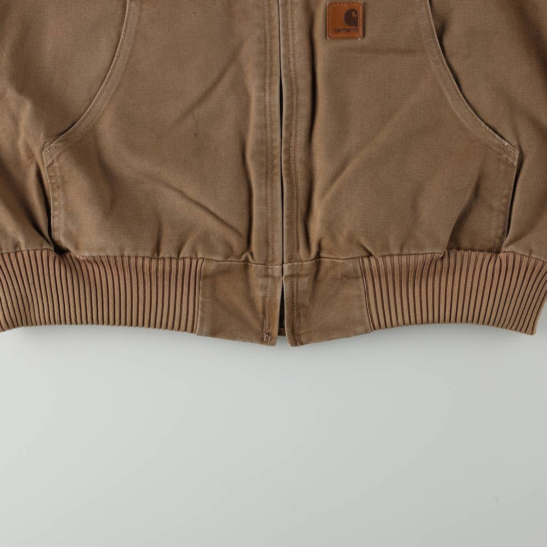 Carhartt Active Jacket, Padded Duck Work Jacket, Men's Size L (approx.) cotton Khaki type beige Vintage Second Hand