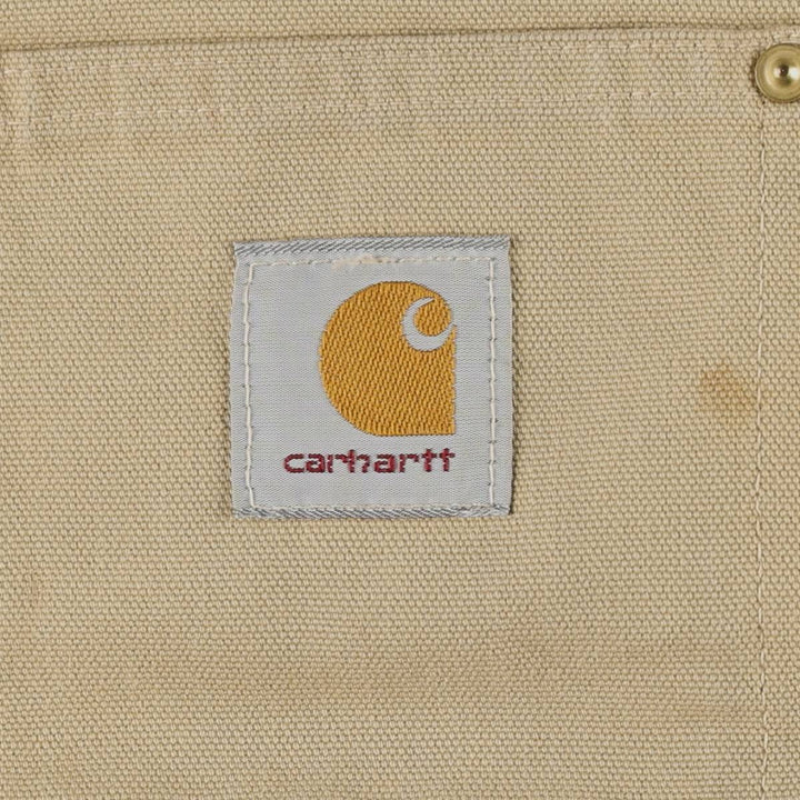 Carhartt Michigan Chore Coat, padded duck canvas coverall, men's size L equivalent. unclear Beige type Vintage Second Hand