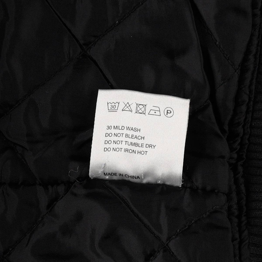 Dickies Active Jacket Type Padded Duck Full Zip Hoodie, Men's Size Medium cotton black type Vintage Second Hand