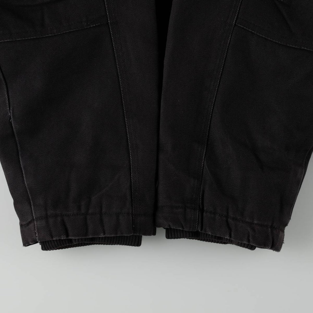 Dickies Active Jacket Type Padded Duck Full Zip Hoodie, Men's Size Medium cotton black type Vintage Second Hand