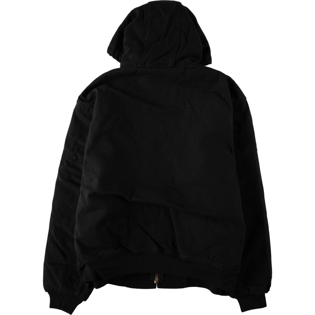 Dickies Active Jacket Type Padded Duck Full Zip Hoodie, Men's XL cotton black type Vintage Second Hand
