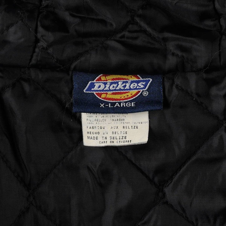 Dickies Active Jacket Type Padded Duck Full Zip Hoodie, Men's XL cotton black type Vintage Second Hand