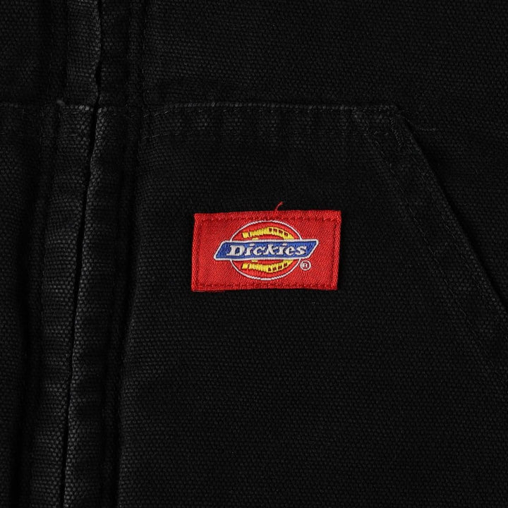 Dickies Active Jacket Type Padded Duck Full Zip Hoodie, Men's XL cotton black type Vintage Second Hand