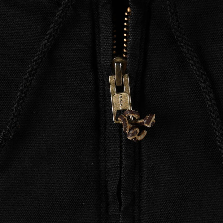 Dickies Active Jacket Type Padded Duck Full Zip Hoodie, Men's XL cotton black type Vintage Second Hand