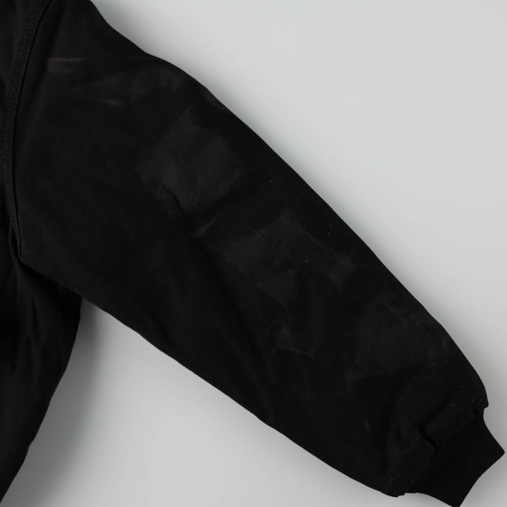 Dickies Active Jacket Type Padded Duck Full Zip Hoodie, Men's XL cotton black type Vintage Second Hand