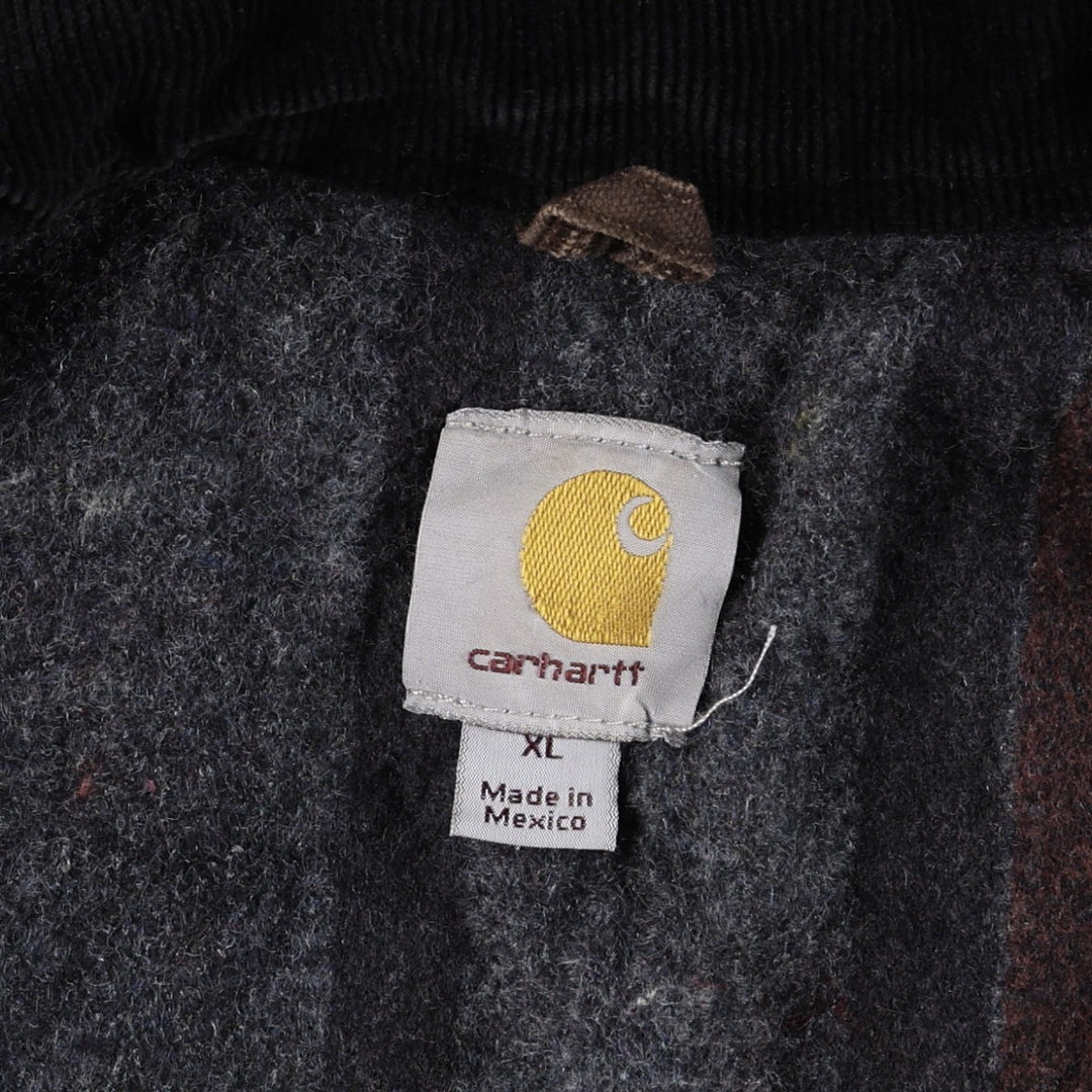 Carhartt Michigan Chore Coat, Padded Duck Coverall, Men's XL cotton dark chocolate Vintage Second Hand