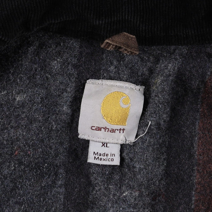 Carhartt Michigan Chore Coat, Padded Duck Coverall, Men's XL cotton dark chocolate Vintage Second Hand
