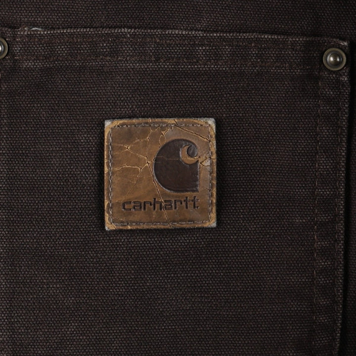 Carhartt Michigan Chore Coat, Padded Duck Coverall, Men's XL cotton dark chocolate Vintage Second Hand