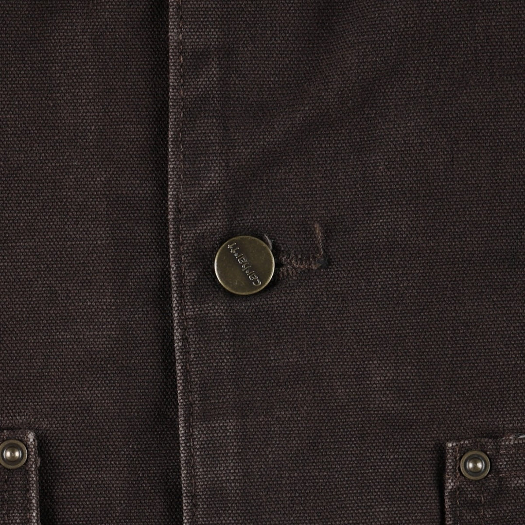 Carhartt Michigan Chore Coat, Padded Duck Coverall, Men's XL cotton dark chocolate Vintage Second Hand
