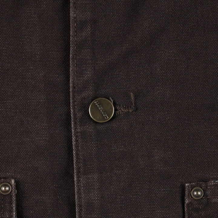 Carhartt Michigan Chore Coat, Padded Duck Coverall, Men's XL cotton dark chocolate Vintage Second Hand