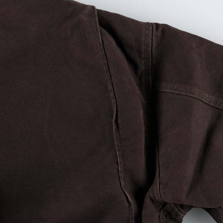 Carhartt Michigan Chore Coat, Padded Duck Coverall, Men's XL cotton dark chocolate Vintage Second Hand