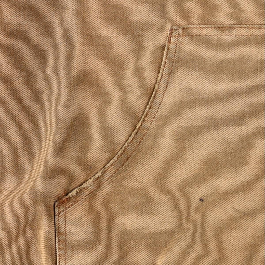 Carhartt Active Jacket Duck Full Zip Hoodie Men's XL cotton Beige type Vintage Second Hand
