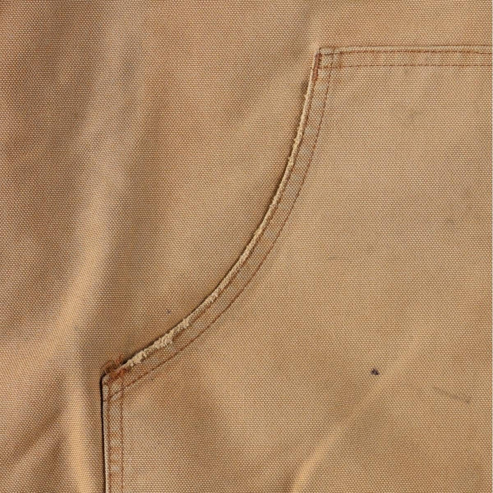 Carhartt Active Jacket Duck Full Zip Hoodie Men's XL cotton Beige type Vintage Second Hand