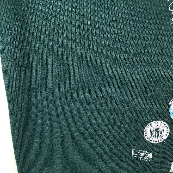 90'S Delta NFL Green Bay Packers Print Sweatshirt, Men's Size XL (approx.), Vintage cotton green type Vintage Second Hand