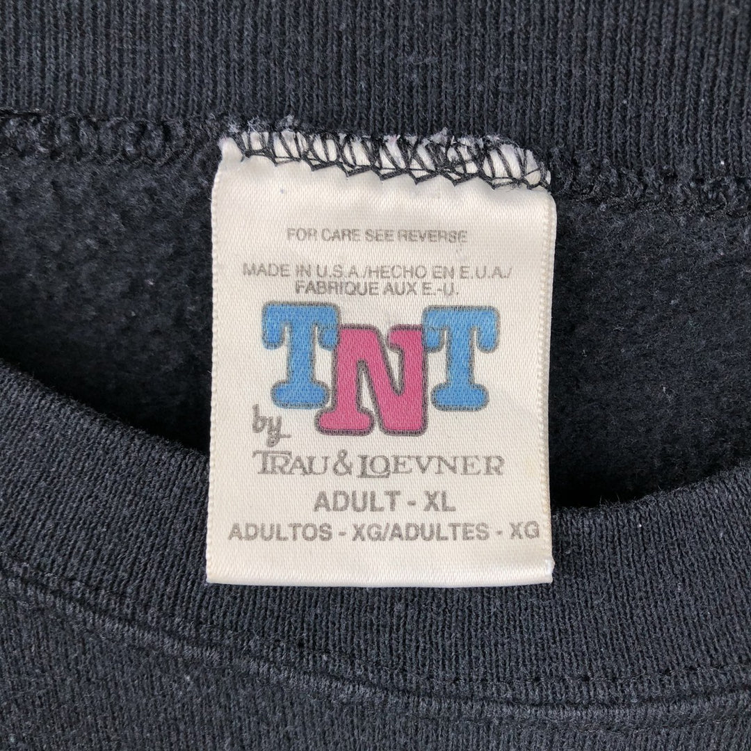 TNT by TRAU and LOEVNER NHL Pittsburgh Penguins Print Sweatshirt, Made in USA, Men's XL (approx.), Vintage. cotton black type Vintage Second Hand