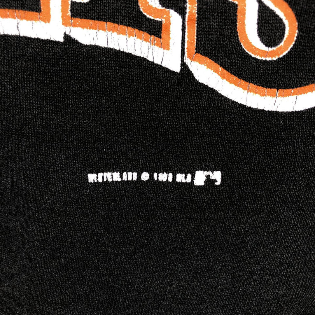 1980'S Hanes MLB San Francisco Giants Print Sweatshirt, Men's Size XL (approx.), Vintage cotton black type Vintage Second Hand
