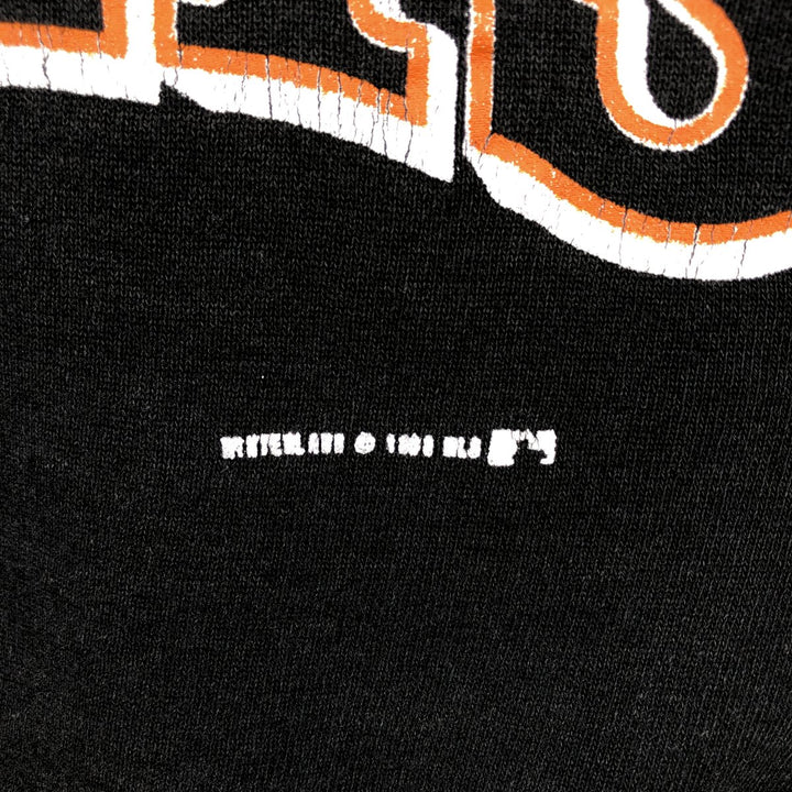1980'S Hanes MLB San Francisco Giants Print Sweatshirt, Men's Size XL (approx.), Vintage cotton black type Vintage Second Hand