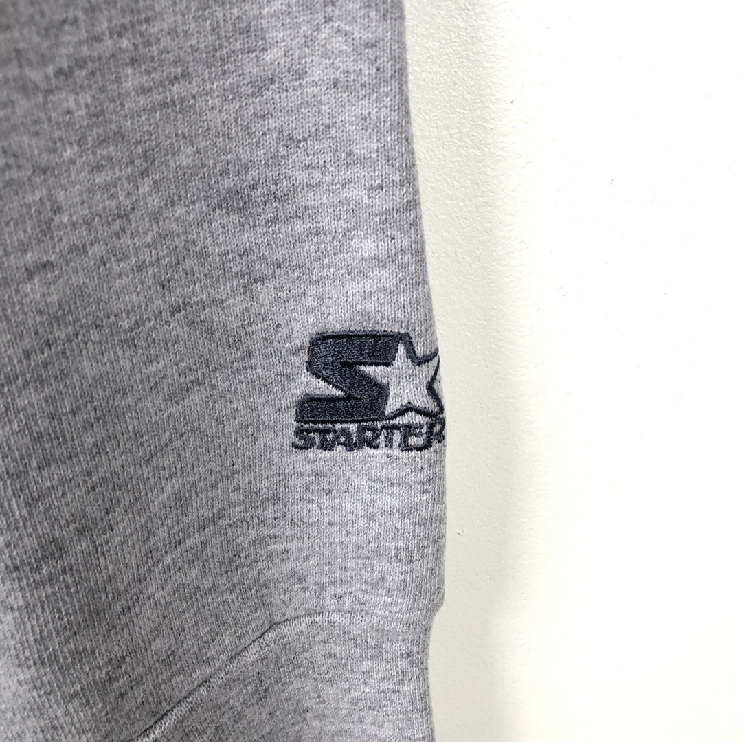 90'S Starter NFL Pittsburgh Steelers Print Sweatshirt, Made in USA, Men's Size L (Equivalent), Vintage cotton gray type Vintage Second Hand