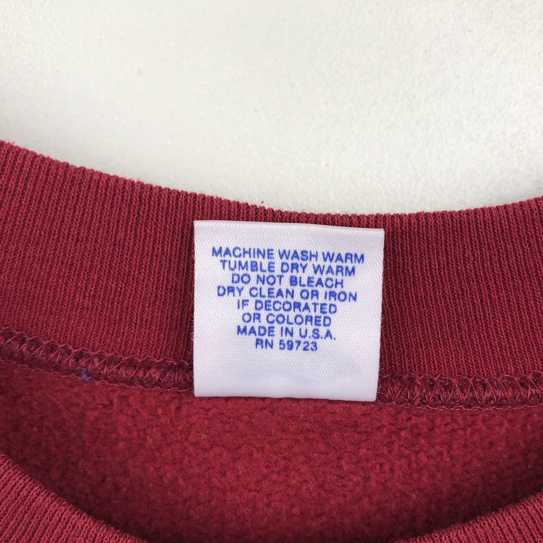 TRENCH NFL REDSKINS Washington Redskins Print Sweatshirt, Made in USA, Men's XL (approx.), Vintage. polyester wine-red Vintage Second Hand