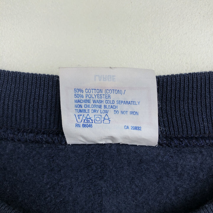 Tultex NFL New York Giants sweatshirt, made in USA, men's size L equivalent, vintage. cotton navy blue type Vintage Second Hand