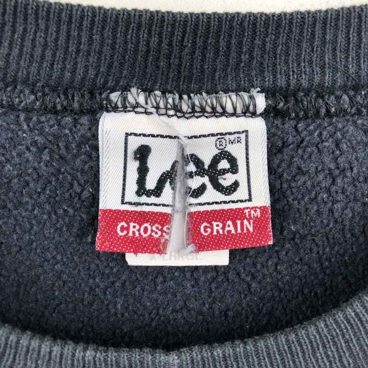90'S Lee NFL Oakland Raiders Print Sweatshirt, Made in USA, Men's XL (approx.) Vintage cotton black type Vintage Second Hand