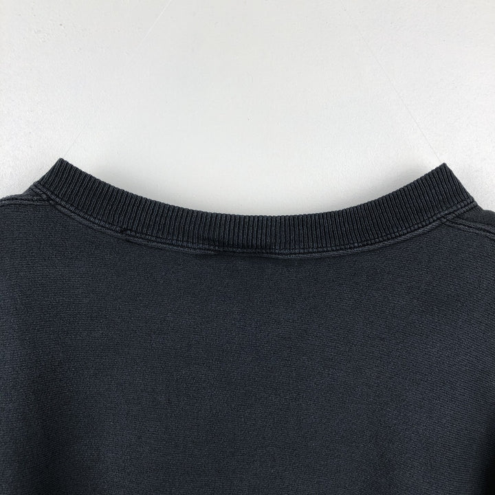 90'S Lee NFL Oakland Raiders Print Sweatshirt, Made in USA, Men's XL (approx.) Vintage cotton black type Vintage Second Hand