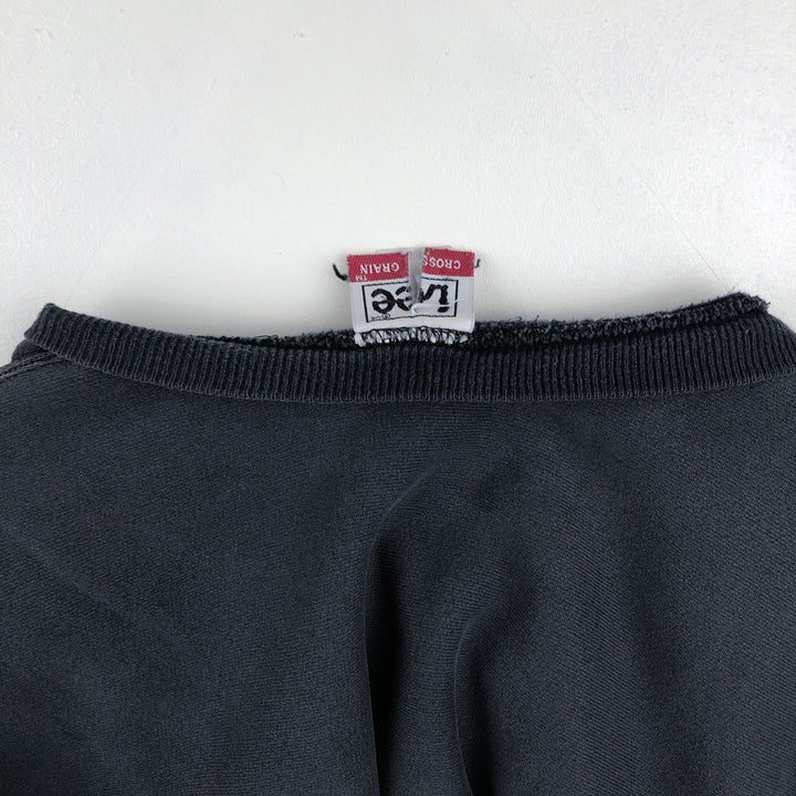 90'S Lee NFL Oakland Raiders Print Sweatshirt, Made in USA, Men's XL (approx.) Vintage cotton black type Vintage Second Hand