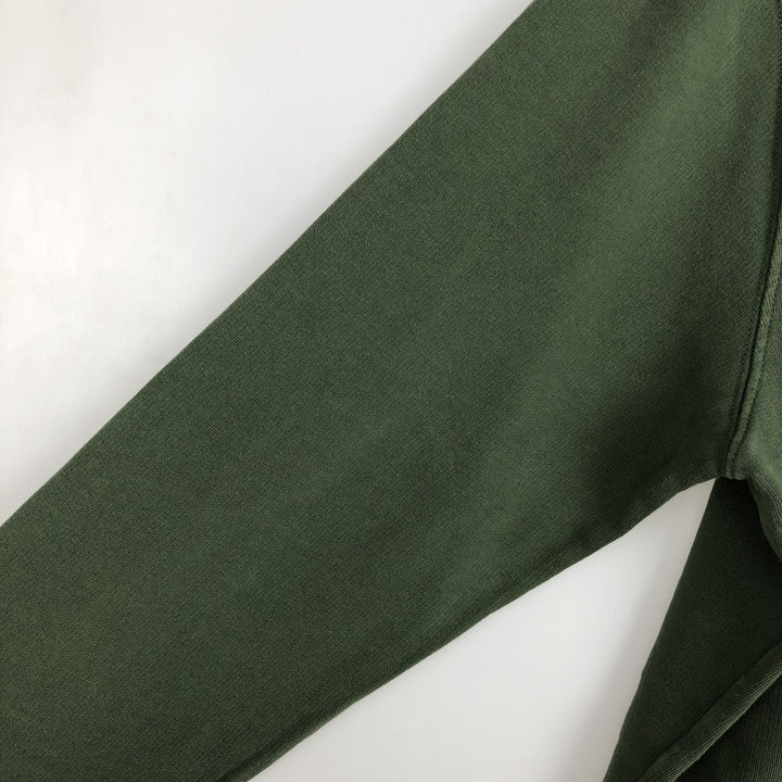 Calvin Klein JEANS printed sweatshirt, men's size XL (approx.) cotton Green type dark green Vintage Second Hand