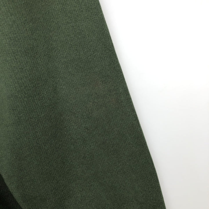 Calvin Klein JEANS printed sweatshirt, men's size XL (approx.) cotton Green type dark green Vintage Second Hand