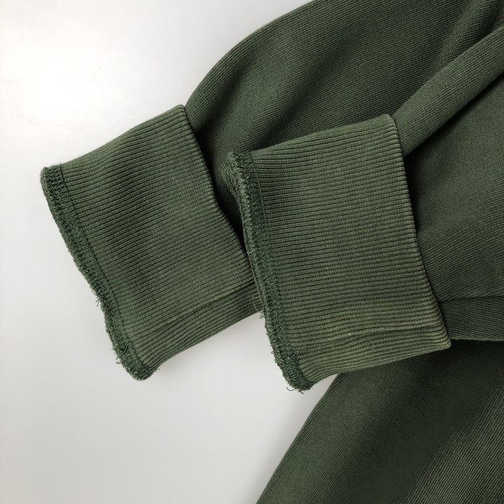 Calvin Klein JEANS printed sweatshirt, men's size XL (approx.) cotton Green type dark green Vintage Second Hand