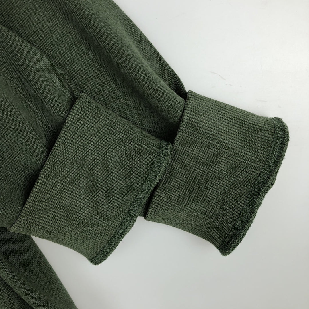 Calvin Klein JEANS printed sweatshirt, men's size XL (approx.) cotton Green type dark green Vintage Second Hand