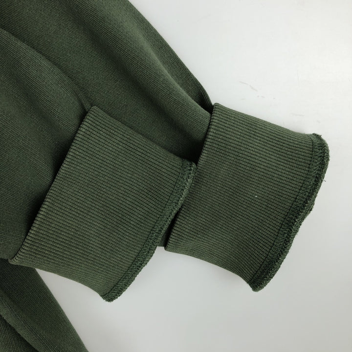 Calvin Klein JEANS printed sweatshirt, men's size XL (approx.) cotton Green type dark green Vintage Second Hand